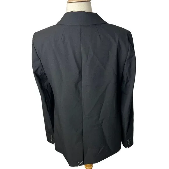 J.Crew $198 Womens One Button Blazer in Black Size 24 BO597 - Picture 4 of 8